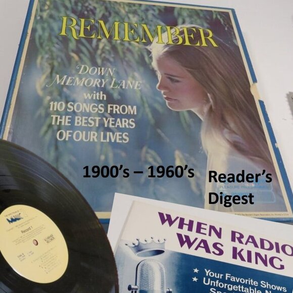 REMEMBER Reader’s Digest RCA (9) Records (1900-1960s) + When Radio was King - Picture 1 of 16